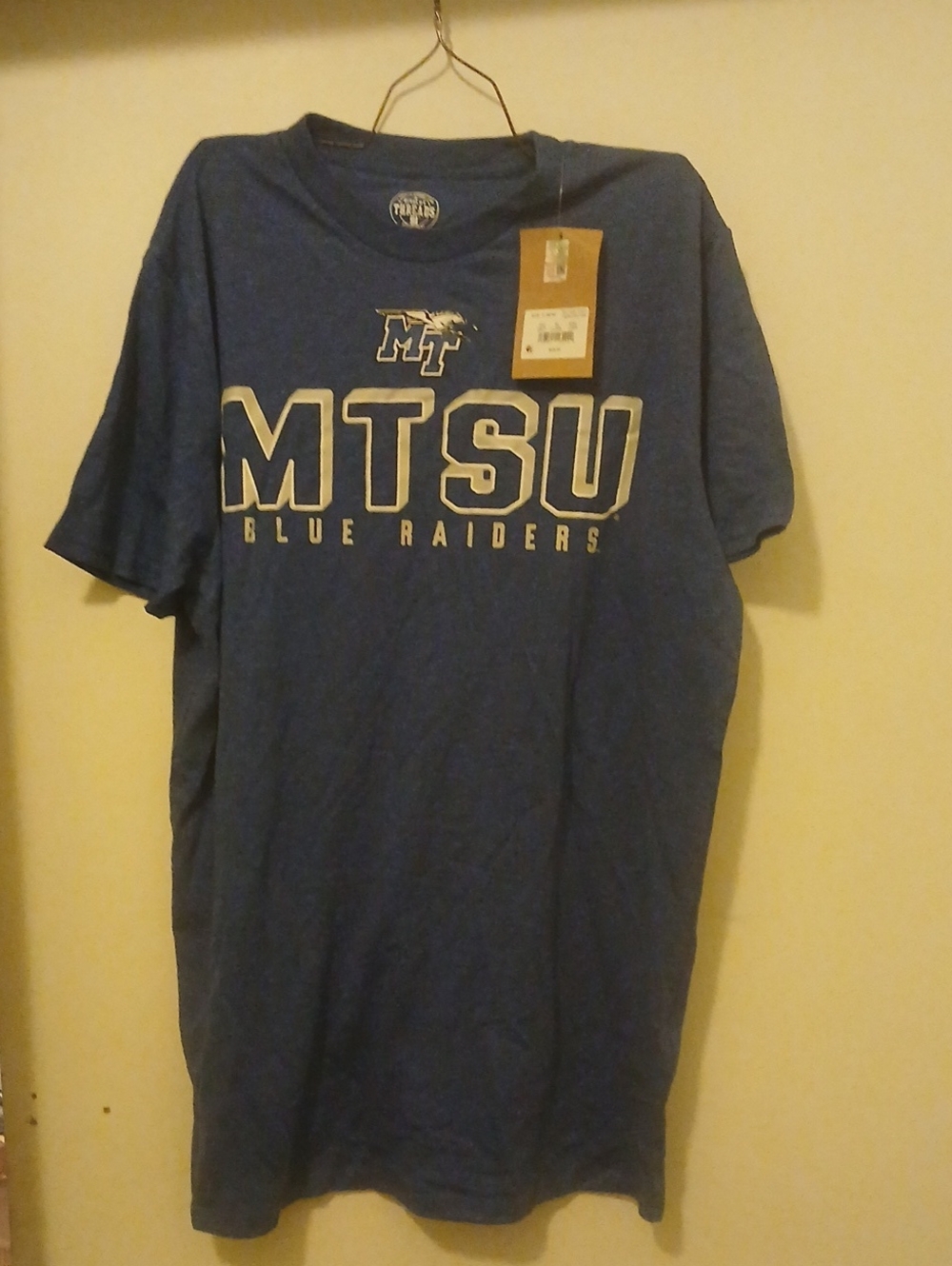 Rivalry Threads MTSU Blue Raiders Short Sleeve Tee - Royal Blue
